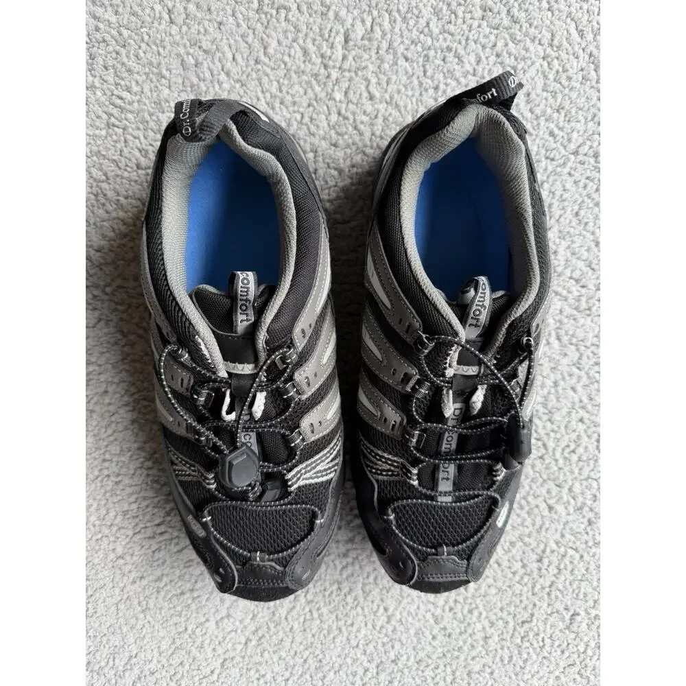 Dr. Comfort 9910 DRC Mesh/Leather Black Walking Sneaker Tennis Shoes Men's 11W